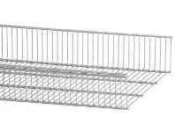 Howards Storage World Elfa 40 Wire Shelf Basket 902mm Width Platinum offer