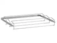 Howards Storage World Elfa 40 Gliding Shoe Rack W605mm x H96mm - Platinum offer
