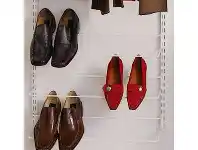 Elfa Shoe Rack Holds 3 Pairs White