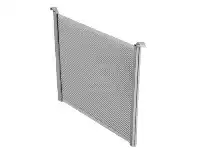 Howards Storage World Elfa Gliding Mesh Drawer Dividers 2 Pack W400 x H180mm Platinum offer