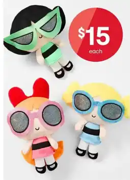Kmart Powerpuff Girls plush toys offer