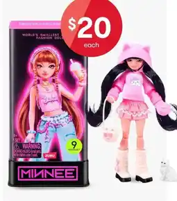 Kmart ZURU Minnee Worlds Smallest Posable Fashion Doll offer