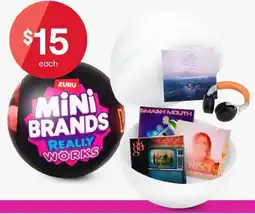Kmart ZURU Mini Brands Really Works Vinyl Series set offer