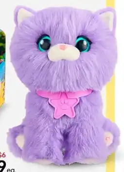 Kmart Little Live Pets Scruff-A-Luvs lilac plush cat offer