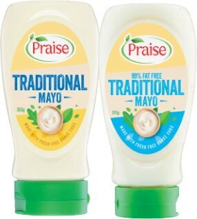 Coles Praise Squeezy Mayonnaise 490g-555g offer