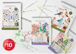 Kmart Colouring Art Set Butterfly offer
