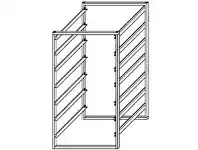 Howards Storage World Elfa 7 Runner Standard Frame White 450mm offer