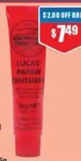 Chemist Warehouse Lucas Papaw Ointment offer