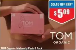 Chemist Warehouse TOM Organic Maternity Pads offer