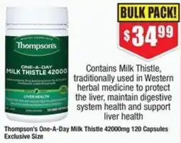 Chemist Warehouse Thompsons One A Day Milk Thistle offer