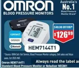 Chemist Warehouse Standard Blood Pressure Monitor offer
