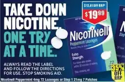 Chemist Warehouse Nicotinell Peppermint offer