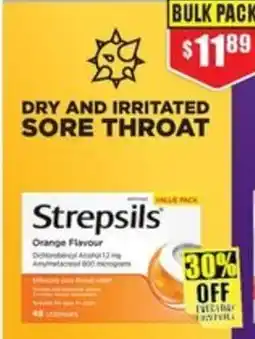 Chemist Warehouse Strepsils Orange Extra Honey offer