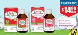 Chemist Warehouse Little Chesty Coughs with Ivy Leaf Extract or Raspberry offer
