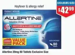 Chemist Warehouse Allertine Exclusive Size offer