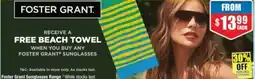 Chemist Warehouse Foster Grant Sunglasses Range offer