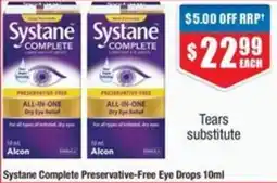 Chemist Warehouse Systane Complete Preservative-Free Eye Drops offer