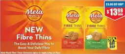 Chemist Warehouse Meta Mucil Fibre Thins Cinnamon Spice or Apple Crisp offer