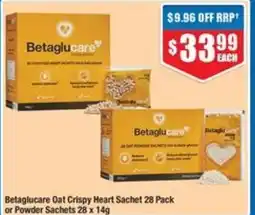 Chemist Warehouse Betaglucare Oat Crispy Heart Sachet or Powder Sachets offer