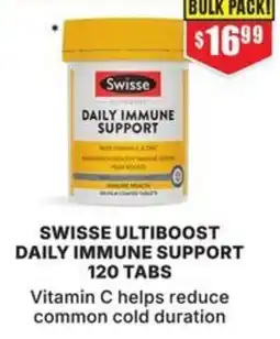 Chemist Warehouse Swisse ultiboost daily immune support 120 tabs offer