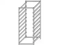 Howards Storage World Elfa 10 Runner Mini Frame White 550mm offer