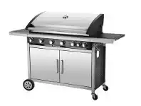 Stratco Mallee 6 Burner Gas BBQ with Side Burner offer