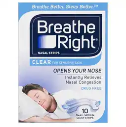 healthylife Breathe Right Nasal Strips Clear S/M offer