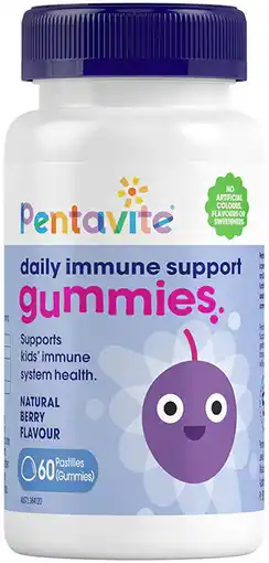 healthylife Pentavite Daily Immune Support Kids 60 Gummies offer