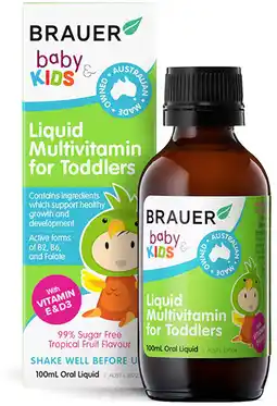 healthylife Brauer Baby & Kids Liquid Multivitamin for Toddlers offer