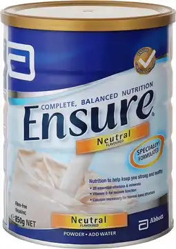 healthylife Ensure Powder Neutral offer