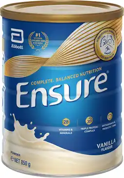 healthylife Ensure Powder Vanilla offer