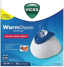 healthylife Vicks Warm Steam Vaporizer offer