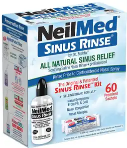 healthylife NeilMed Premixed Sinus Rinse Kit 60 Sachets offer