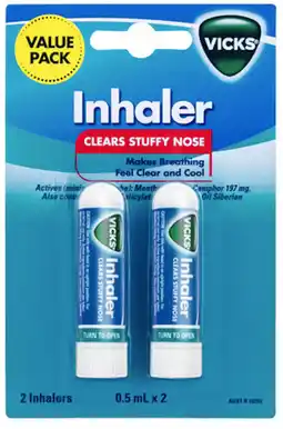 healthylife Vicks Nasal Inhaler 0.5ml x offer