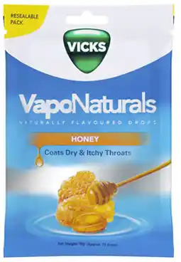 healthylife Vicks VapoNaturals Honey Flavoured Lozenges offer
