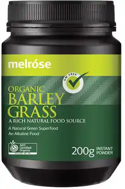 healthylife Melrose Organic Barley Grass Powder offer