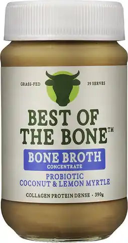 healthylife Best Of The Bone Probiotic Bone Broth Concentrate Coconut & Lemon Myrtle offer