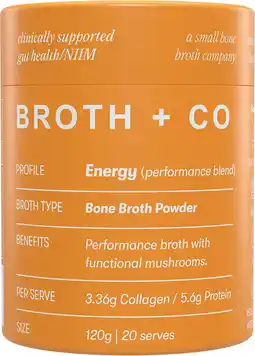 healthylife Broth & Co Bone Broth Powder Energy offer