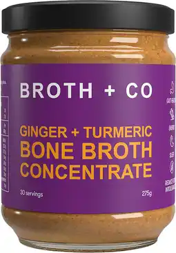 healthylife Broth & Co Bone Broth Concentrate Turmeric & Ginger offer