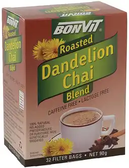 healthylife Bonvit Dandelion Chai x 32 Tea Bags offer