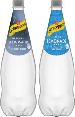 IGA Schweppes Mixers Soft Drink or Natural Mineral Water offer