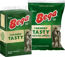 IGA Bega Cheese Block or Grated 500g Selected Varieties offer