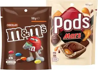 IGA M&Ms Pods or Maltesers Share Pack offer