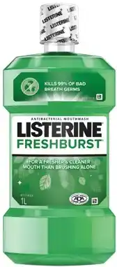 IGA Listerine Mouthwash Fresher & Cleaner offer