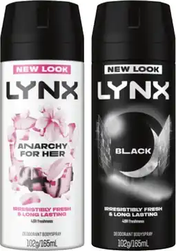 IGA Lynx Deodorant Body Spray offer
