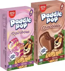 IGA Streets Paddle Pop Selected Varieties offer