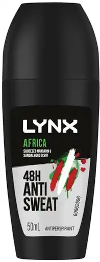 IGA Lynx Antiperspirant Roll‑On Selected Varieties offer