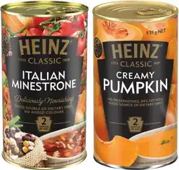 IGA Heinz Classic Canned Soup offer