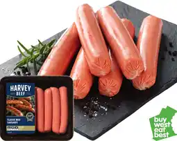 IGA Harvey Beef Classic Beef Sausages offer