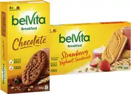 IGA BelVita Breakfast Biscuits or Strawberry Yoghurt Sandwich offer